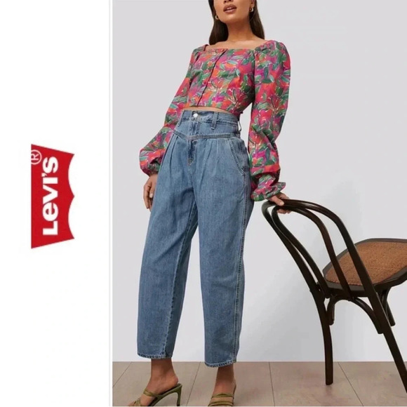 Levi's Premium 80's Balloon Leg Jeans 23 - Picture 1 of 6